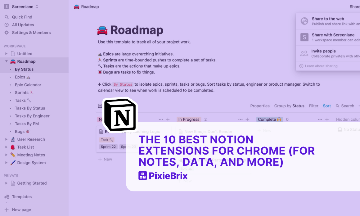 The 14 Best Notion Extensions for Chrome (For Notes, Data, and More)