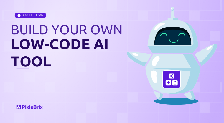 Cover image for blog post titled "What Are Low Code AI Tools + How to Build Your Own"